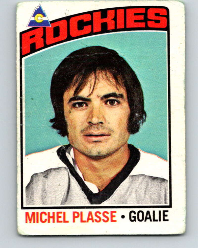 1976-77 O-Pee-Chee #172 Michel Plasse  Colorado Rockies  V12196