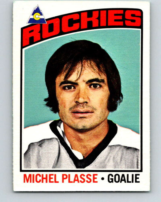 1976-77 O-Pee-Chee #172 Michel Plasse  Colorado Rockies  V12198
