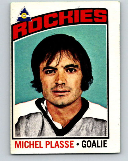 1976-77 O-Pee-Chee #172 Michel Plasse  Colorado Rockies  V12199