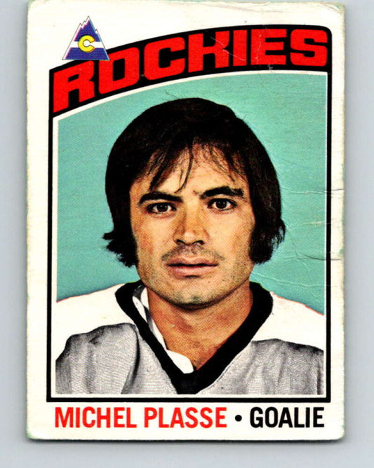 1976-77 O-Pee-Chee #172 Michel Plasse  Colorado Rockies  V12201