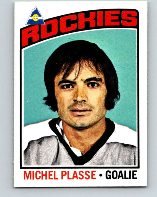 1976-77 O-Pee-Chee #172 Michel Plasse  Colorado Rockies  V12203