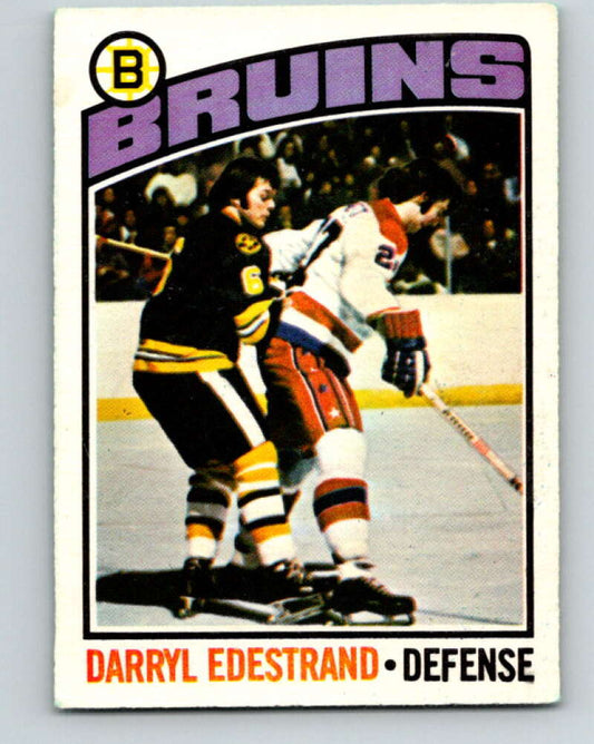 1976-77 O-Pee-Chee #179 Darryl Edestrand  Boston Bruins  V12219