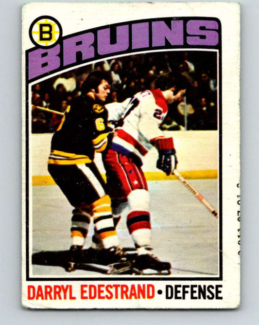 1976-77 O-Pee-Chee #179 Darryl Edestrand  Boston Bruins  V12220