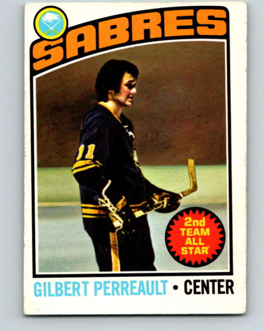 1976-77 O-Pee-Chee #180 Gilbert Perreault  Buffalo Sabres  V12221