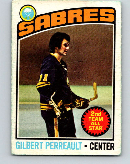 1976-77 O-Pee-Chee #180 Gilbert Perreault  Buffalo Sabres  V12222