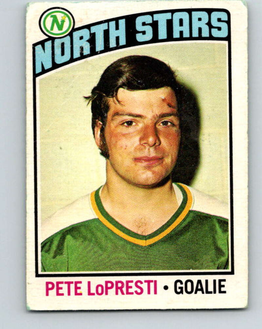 1976-77 O-Pee-Chee #184 Pete LoPresti  RC Rookie North Stars  V12230