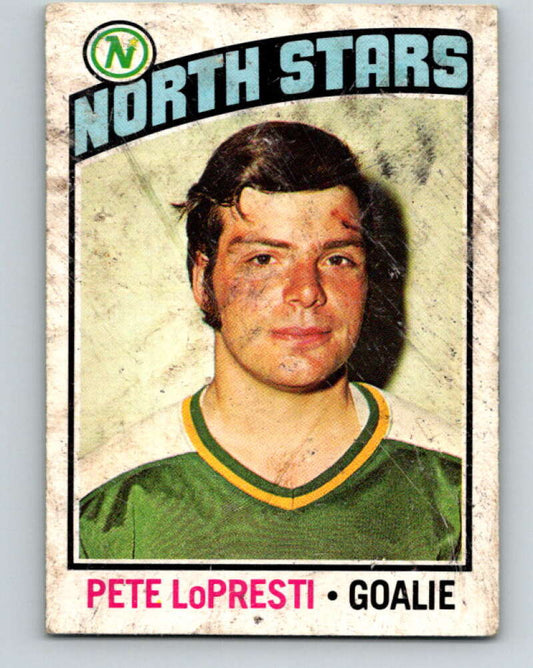 1976-77 O-Pee-Chee #184 Pete LoPresti  RC Rookie North Stars  V12231