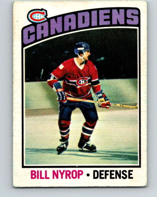 1976-77 O-Pee-Chee #188 Bill Nyrop  RC Rookie Canadiens  V12237