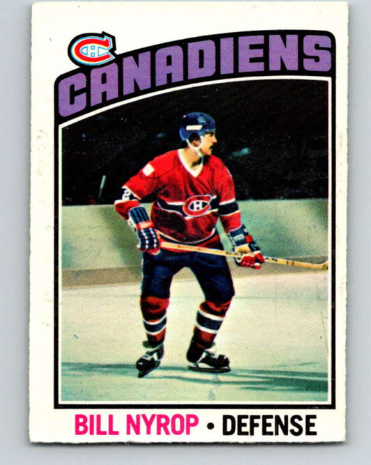 1976-77 O-Pee-Chee #188 Bill Nyrop  RC Rookie Canadiens  V12238