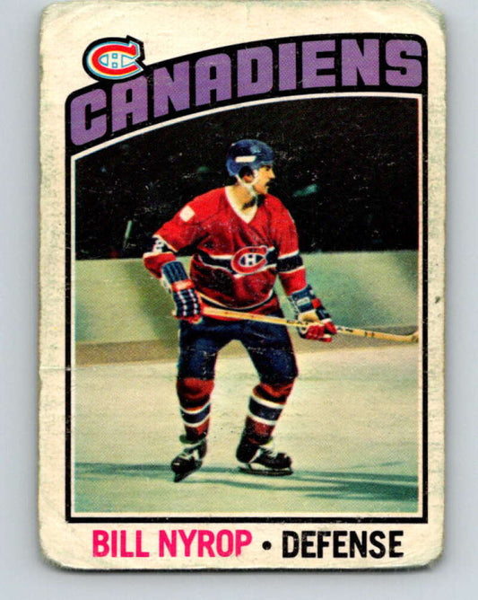 1976-77 O-Pee-Chee #188 Bill Nyrop  RC Rookie Canadiens  V12239