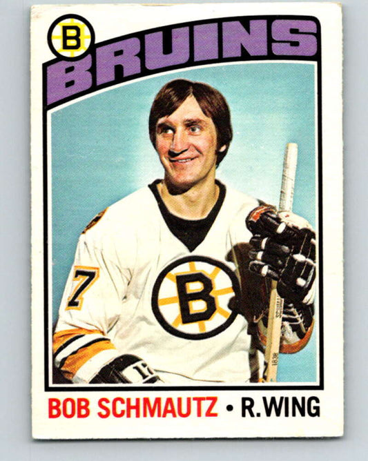 1976-77 O-Pee-Chee #189 Bobby Schmautz  Boston Bruins  V12241
