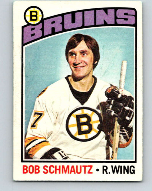1976-77 O-Pee-Chee #189 Bobby Schmautz  Boston Bruins  V12242