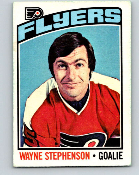 1976-77 O-Pee-Chee #190 Wayne Stephenson Flyers  V12244