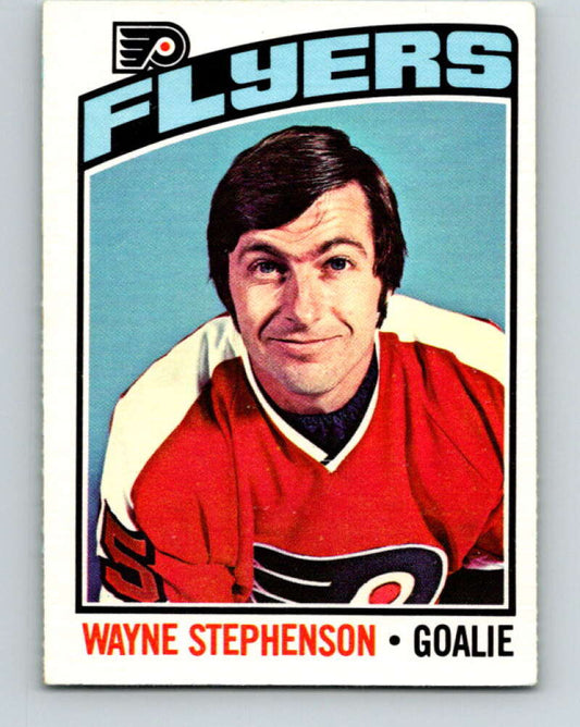 1976-77 O-Pee-Chee #190 Wayne Stephenson Flyers  V12245