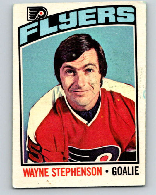 1976-77 O-Pee-Chee #190 Wayne Stephenson Flyers  V12246
