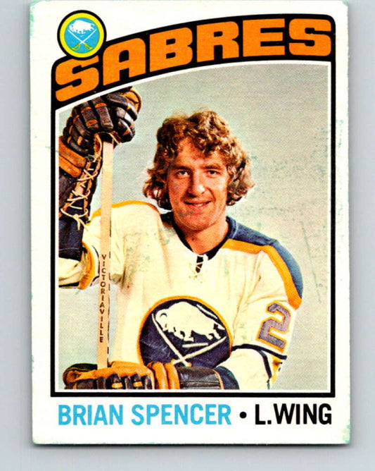 1976-77 O-Pee-Chee #191 Brian Spencer  Buffalo Sabres  V12250