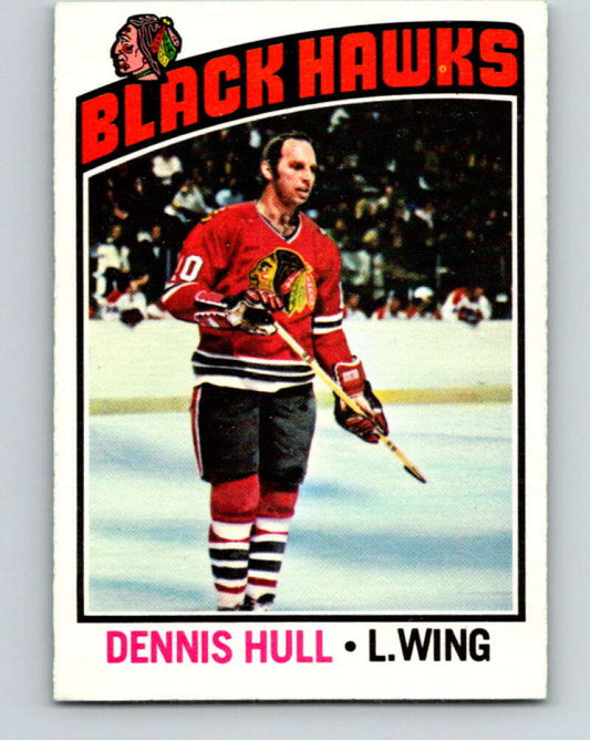 1976-77 O-Pee-Chee #195 Dennis Hull  Chicago Blackhawks  V12268