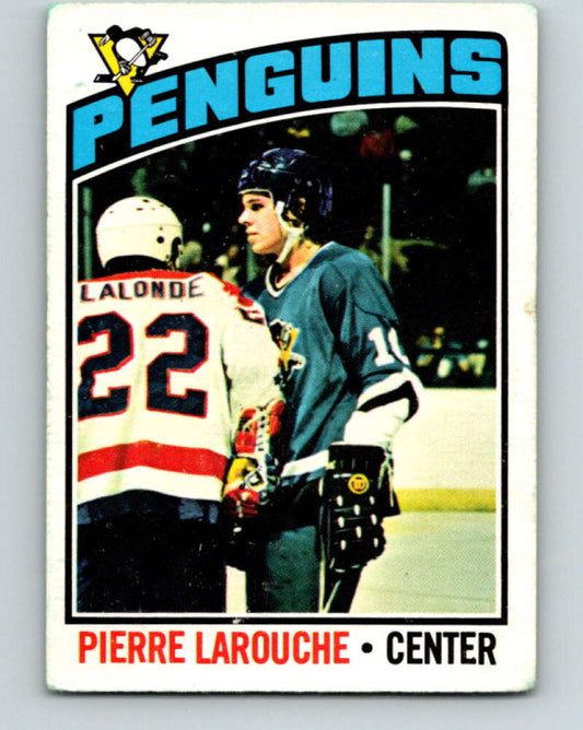1976-77 O-Pee-Chee #199 Pierre Larouche  Pittsburgh Penguins  V12275