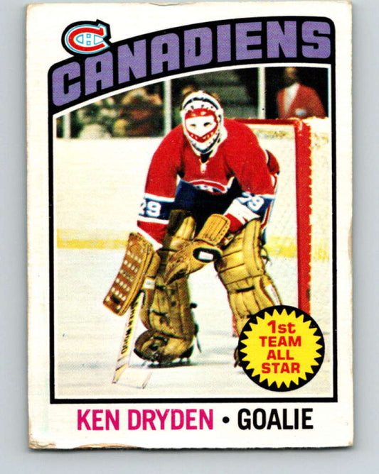 1976-77 O-Pee-Chee #200 Ken Dryden  Montreal Canadiens  V12278