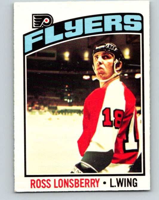 1976-77 O-Pee-Chee #201 Ross Lonsberry  Philadelphia Flyers  V12281