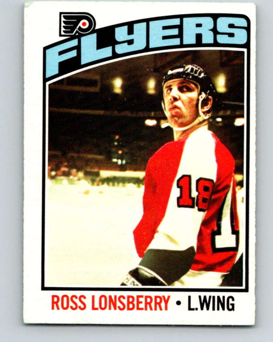 1976-77 O-Pee-Chee #201 Ross Lonsberry  Philadelphia Flyers  V12282