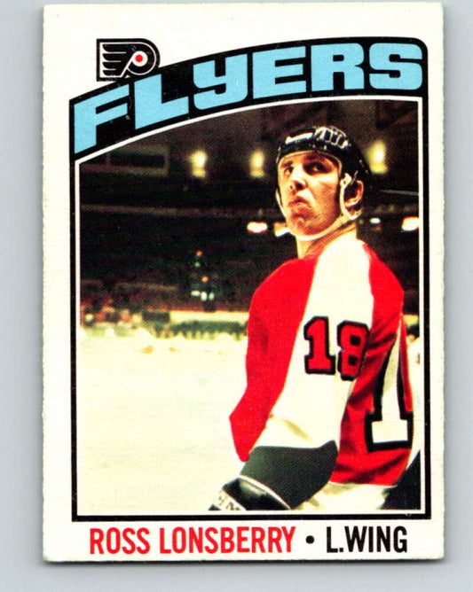 1976-77 O-Pee-Chee #201 Ross Lonsberry  Philadelphia Flyers  V12284