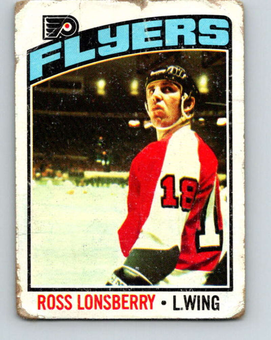 1976-77 O-Pee-Chee #201 Ross Lonsberry  Philadelphia Flyers  V12286