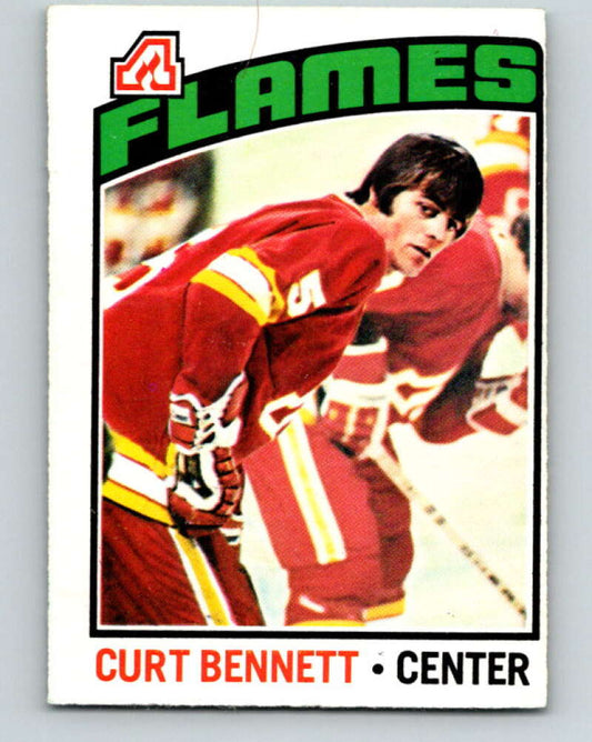 1976-77 O-Pee-Chee #202 Curt Bennett  Atlanta Flames  V12287