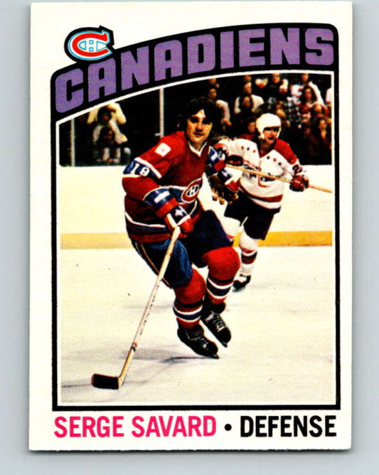 1976-77 O-Pee-Chee #205 Serge Savard  Montreal Canadiens  V12295