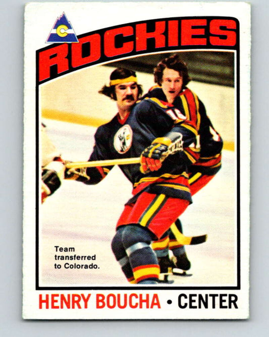 1976-77 O-Pee-Chee #209 Henry Boucha  Colorado Rockies  V12303