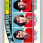 1976-77 O-Pee-Chee #215 Barber/Clarke/Leach LCB  V12321