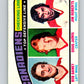 1976-77 O-Pee-Chee #217 Checking Line Gainey/Jarvis/Roberts  V12326
