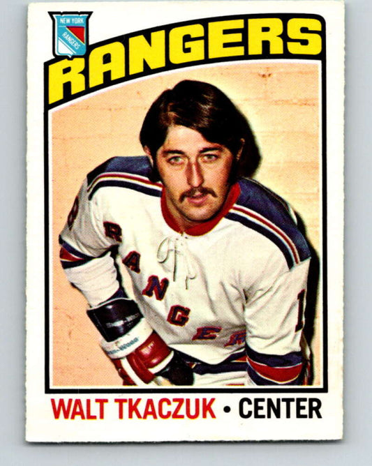 1976-77 O-Pee-Chee #220 Walt Tkaczuk  New York Rangers  V12336