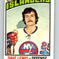 1976-77 O-Pee-Chee #221 Dave Lewis  New York Islanders  V12341