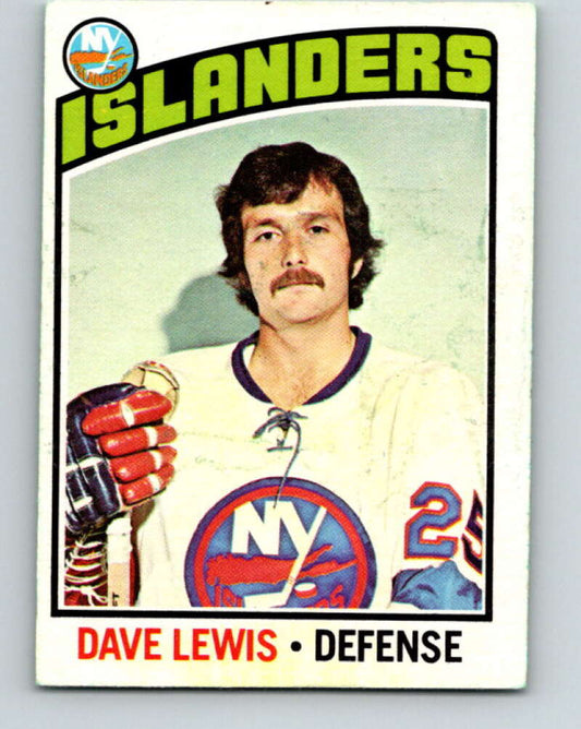 1976-77 O-Pee-Chee #221 Dave Lewis  New York Islanders  V12341