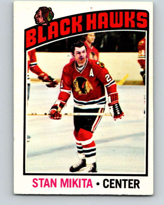 1976-77 O-Pee-Chee #225 Stan Mikita  Chicago Blackhawks  V12347