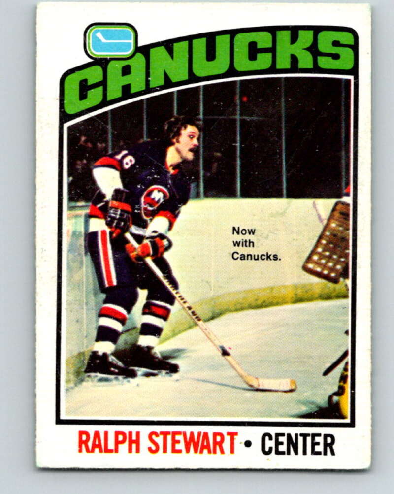 1976-77 O-Pee-Chee #229 Ralph Stewart  Vancouver Canucks  V12359