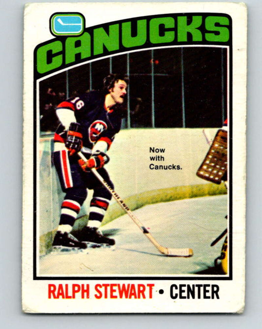 1976-77 O-Pee-Chee #229 Ralph Stewart  Vancouver Canucks  V12360