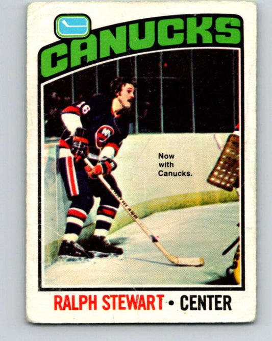 1976-77 O-Pee-Chee #229 Ralph Stewart  Vancouver Canucks  V12362