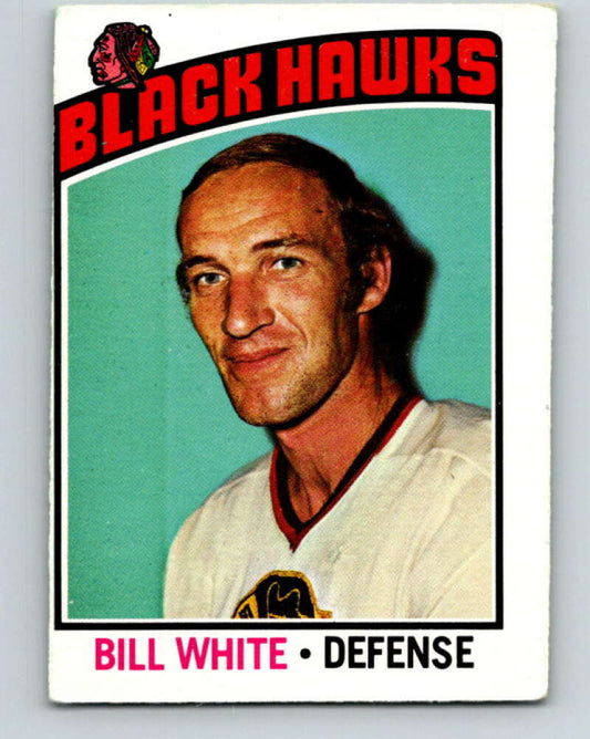 1976-77 O-Pee-Chee #235 Bill White  Chicago Blackhawks  V12371