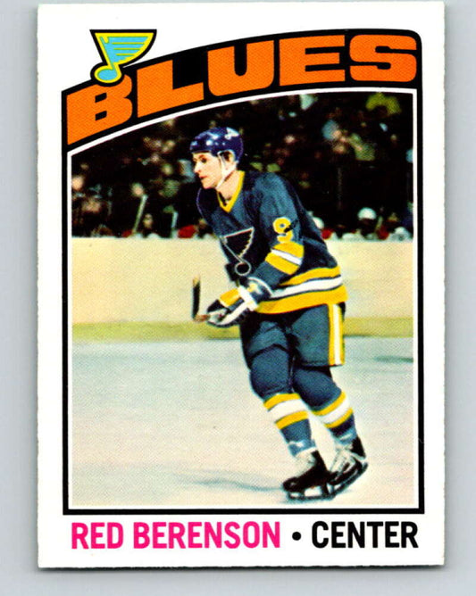 1976-77 O-Pee-Chee #236 Red Berenson  St. Louis Blues  V12379