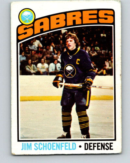 1976-77 O-Pee-Chee #241 Jim Schoenfeld  Buffalo Sabres  V12388