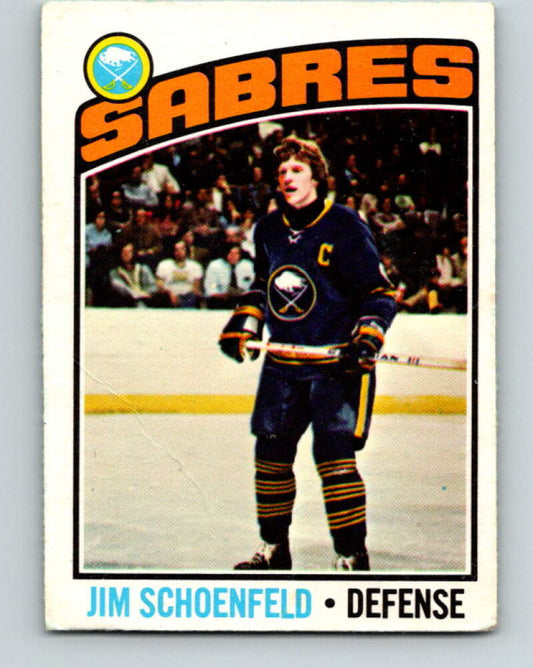 1976-77 O-Pee-Chee #241 Jim Schoenfeld  Buffalo Sabres  V12389