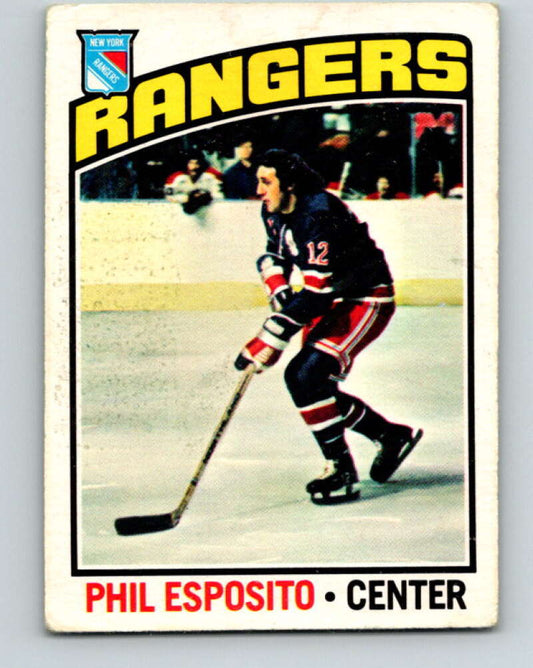1976-77 O-Pee-Chee #245 Phil Esposito  New York Rangers  V12402