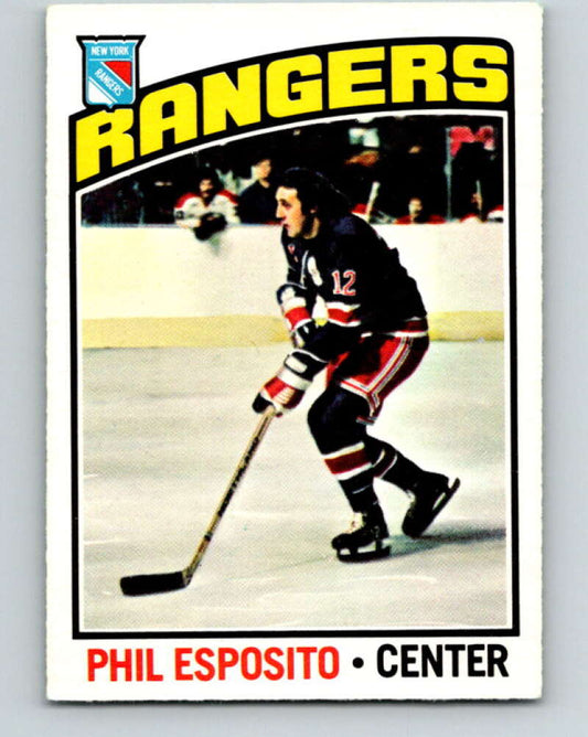 1976-77 O-Pee-Chee #245 Phil Esposito  New York Rangers  V12406