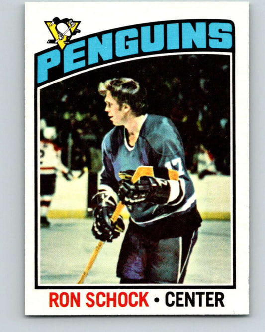 1976-77 O-Pee-Chee #248 Ron Schock  Pittsburgh Penguins  V12411