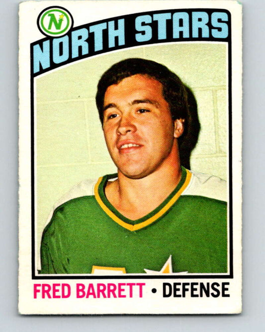 1976-77 O-Pee-Chee #249 Fred Barrett  Minnesota North Stars  V12415