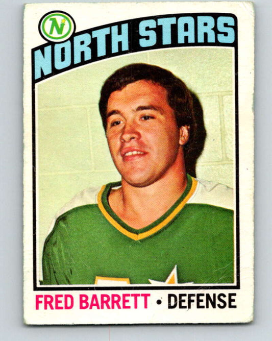 1976-77 O-Pee-Chee #249 Fred Barrett  Minnesota North Stars  V12416