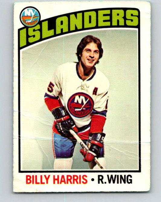 1976-77 O-Pee-Chee #252 Billy Harris  New York Islanders  V12427