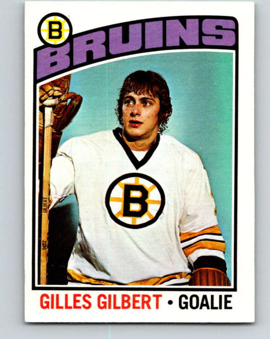 1976-77 O-Pee-Chee #255 Gilles Gilbert  Boston Bruins  V12433